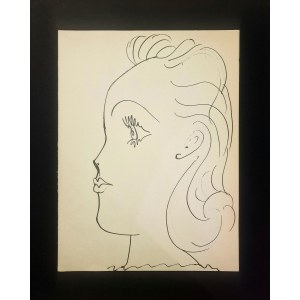 Pablo Picasso (1881–1973), Dora Maar from the series *40 dessins de Picasso en marge du Buffon*, 1957