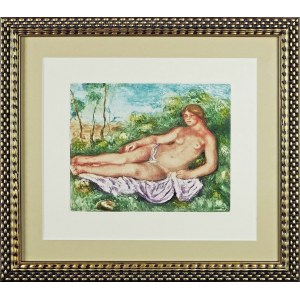 Pierre Auguste Renoir (1841-1919), Naga kobieta wśród drzew, 1906 z serii Femme nue couchée / Le Repos z około 1906-1910 roku), 1919