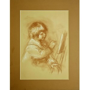 Pierre-Auguste Renoir (1841-1919), „Claude dessinant” (Claude rysujący) z cyklu „Hommage aux Collettes” 1950