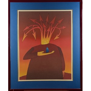 Jean-Michel Folon (1934–2005), *Macbeth*, 1972