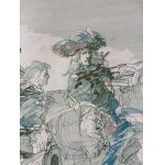 Claude Weisbuch (1927 - 2014), La prise de Tournai (Zdobycie Tournai) lata 70-te XX w.