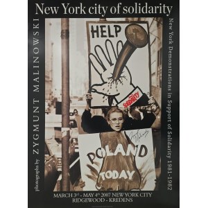 New York – Stadt der Solidarität / Patriotisches Plakat