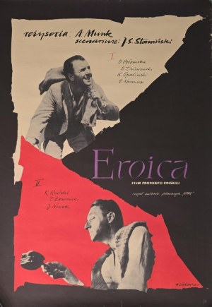Roman Cieślewicz (1930-1996), Plakat do filmu Eroica, 1957