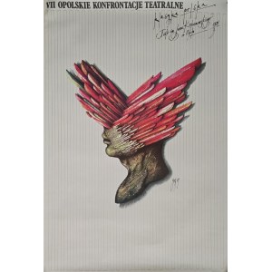 Eugeniusz Get Stankiewicz (1942–2001), Poster for the 7th Opole Theater Confrontations, 1981
