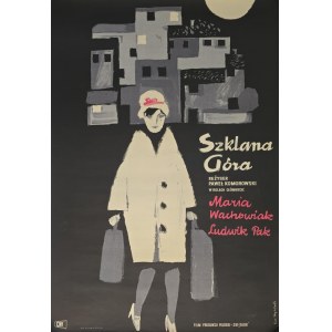 Ewa Frysztak (1930-2021), Plakat do filmu Szklana góra, 1960