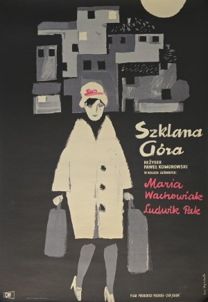 Ewa Frysztak (1930-2021), Plakat do filmu Szklana góra, 1960