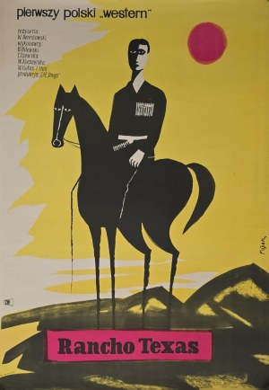 Jerzy Flisak (1930-2008), Plakat do filmy Rancho Texas