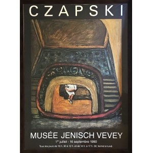 Józef Czapski, Oryginalny plakat z wystawy z Muzeum Jenisch Vevey, 1990