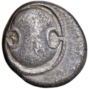 Greek Coins - § Boeotia, Thebes (c. 379–338 B.C.) Stater - D/ Sc...