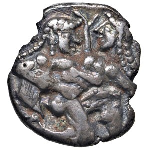 Greek Coins - § THRACE Thasos (500–450 B.C.) Stater - Obverse: Satyr...