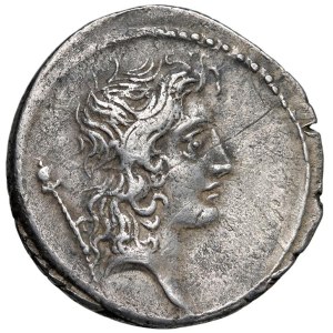 Römische republikanische Münzen – § Q. Cassius Longinus (55 v. Chr.) Denar – RRSC D22...