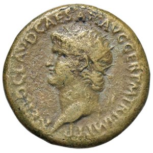 Pièces romaines impériales - § Néron (54-68) Rome - Dupondius - var. RIC I 109 ...