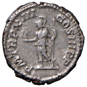 Imperial Roman Coins - § Septimius Severus (193–211) Denarius - D/ Head with laurel wreath...