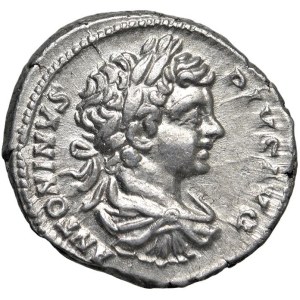 Rímske cisárske mince – § Caracalla (198–211) Rím – denár – RIC IV časť...