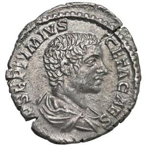 Rímske cisárske mince – § Geta Caesar (198–209) Rím – Denár – RIC IV pa...