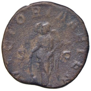 Císařské římské mince – § Gordian III. (238–244) Sestercius – D/ Busta s vavřínovým věncem...