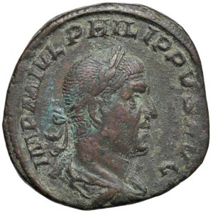 Imperial Roman Coins - § Philip I the Arab (244–249) Rome - Sesterce - R...