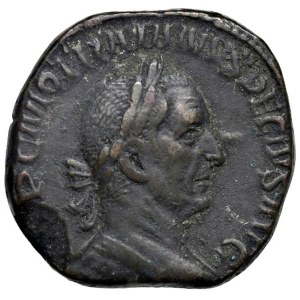 Imperial Roman Coins - § Trajan Decius (249–251) Rome - Sesterce - RIC I...