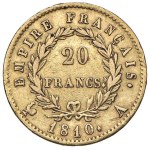 Foreign coins - FRANCIA Napoleone I (1804-1814) 20 Franchi 1810 A ...