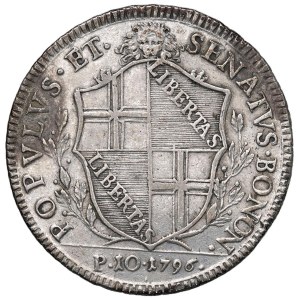 Wytwórnie monet włoskie – *BOLOGNA Rząd ludowy w Bolonii (1796–1797) S...