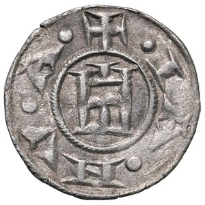 Italské mincovny – GENOVA, Republika (1139–1339), Denaro – MIR 16 AG (...