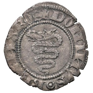 Wytwórnie monet włoskie – MEDIOLAN Bernabò Visconti (1378–1385) Sesino – MIR 1...