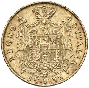Italian Mints - MILANO Napoleone I (1805-1814) 40 Lire 1812 Puntal...