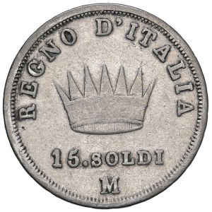 Italian Mints - MILANO Napoleone I (1805-1814) 15 Soldi 1808 - Gig...