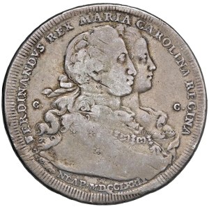 Italské mincovny – NEAPOL Ferdinand IV. z rodu Bourbonů (1759–1799) Piastr...