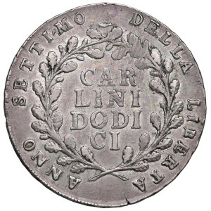 Italian Mints - NAPLES Neapolitan Republic (1799) 12 Carlini An....