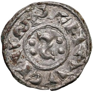 Italské mincovny – SIENA, Republika (1180–1390) Denaro – MIR 473 MI (...