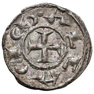 Italské mincovny – SIENA, Republika (1180–1390) Denaro – MIR 473 MI (...