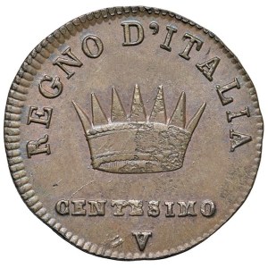 Italian Mints - VENICE Napoleon I (1805–1814) Centesimo 1808 V -...