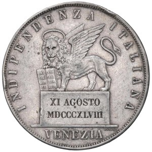 Italienische Münzprägeanstalten – *Venedig: Provisorische Regierung von Venedig (1848–1849...