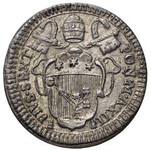 Papal Coins - Pius VI (1775–1799) Grosso, Year XII - Mint: 58 AG (g...