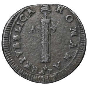 Papal coins - Prima Repubblica romana (1795-1799) Ancona - 2 Bai...