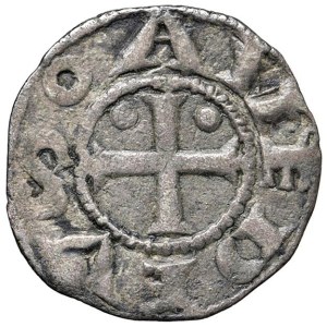 Savoy - Amadeus III (1103–1148) Secusino Denarius - MIR 15a A...
