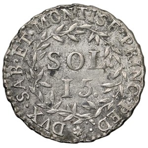 Savoy - Victor Amadeus III (1773–1796) 15 Soldi 1794 - No...
