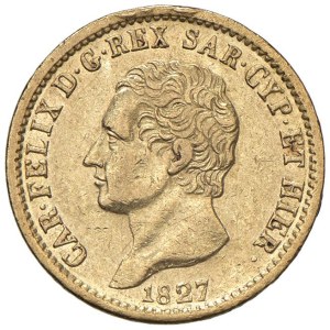 Savoy - Carlo Felice (1821–1831) 20 Lire 1827 T - Nomisma ...