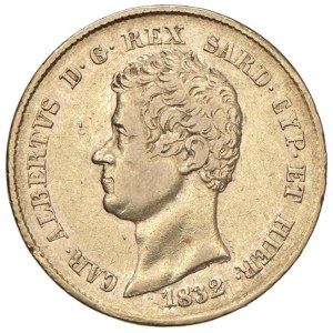 Savoy - Carlo Alberto (1831-1849) 20 Lire 1832 G FERT - No...