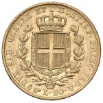 Sabaudia – Karol Albert (1831–1849) 20 lirów 1834 T – Nomisma...