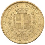 Savojsko – Viktór Emanuel II. (1849–1861) 20 lír 1851 G – ...