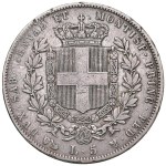 Savoy - Victor Emmanuel II (1849–1861) 5 Lire 1858 G - N...