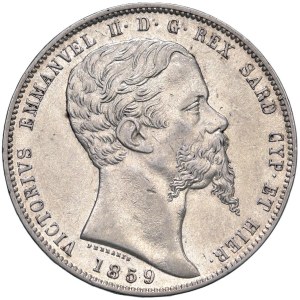 Savoy - Vittorio Emanuele II (1849-1861) 5 Lire 1859 G - N...