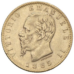 Savoy - Vittorio Emanuele II (1861-1878) 20 Lire 1865 T - ...