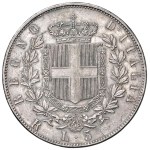 Savoy - Victor Emmanuel II (1861–1878) 5 Lire 1878 R - N...