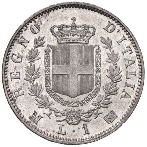 Savoy - Vittorio Emanuele II (1861-1878) Lira 1867 M stemm...