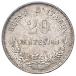 Savoy - Vittorio Emanuele II (1861-1878) 20 Centesimi 1863...
