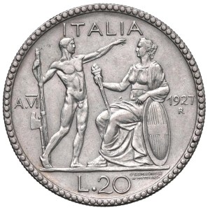 Savoie - Victor-Emmanuel III (1900-1946) 20 lires 1927 An....