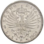 Savoy – Wittorio Emanuele III (1900–1946) Lira z 1907 r. – Nazwiska...